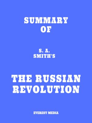 cover image of Summary of S. A. Smith's the Russian Revolution